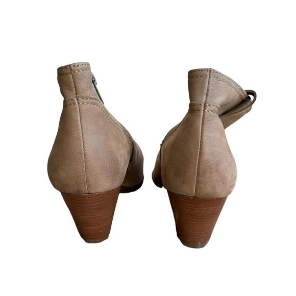 Frye Reina Western Ankle Bootie in Ash Suede Size 9.5M - Picture 5 of 10